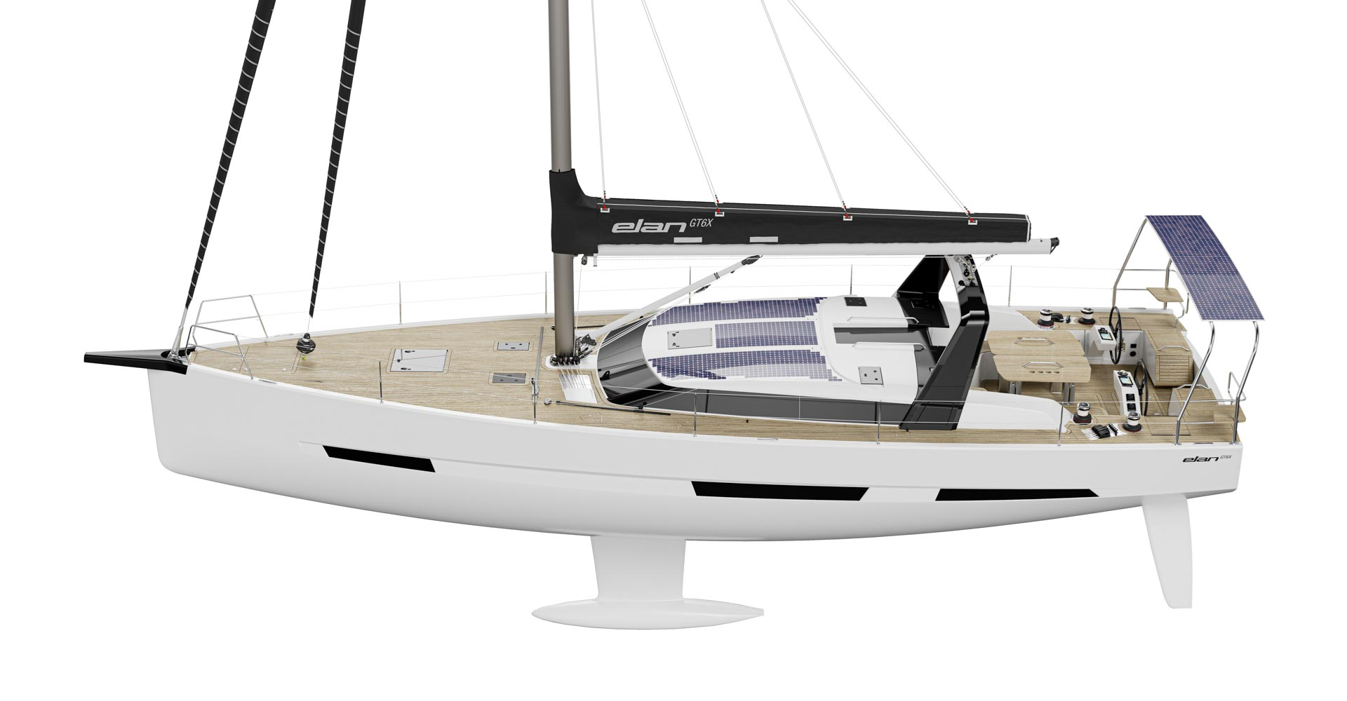 vista exterior velero elan GT6